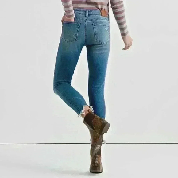 Lucky Brand Ava Mid Rise Skinny Jean Blue Via Alca - Picture 3 of 4